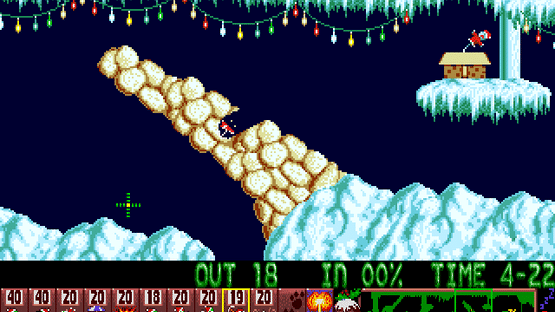 Xmas Lemmings Screenshot