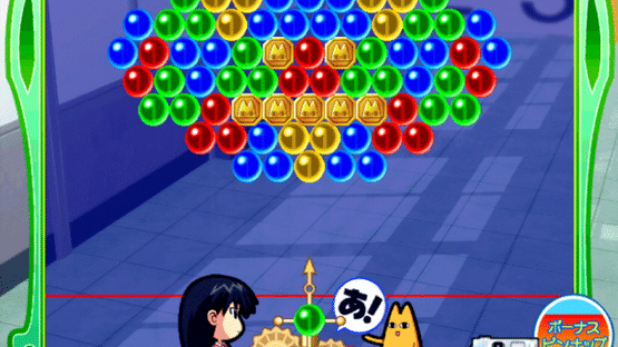 Azumanga Daioh Puzzle Bobble Screenshot