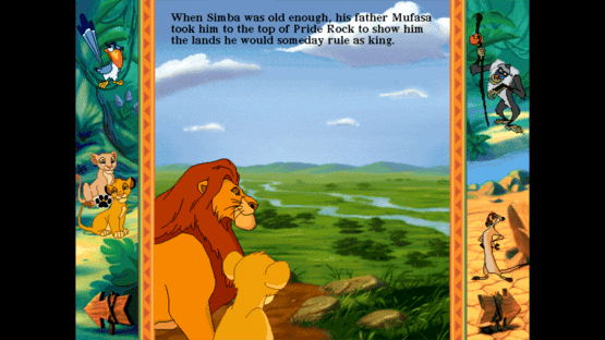 Disney's Animated Storybook: The Lion King Screenshot