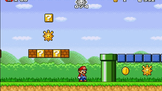 Super Mario Bros. Star Scramble Screenshot