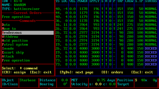 Star Fleet II: Krellan Commander Screenshot