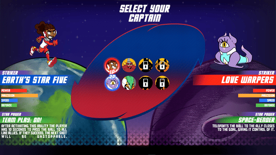 Star Strikers: Galactic Soccer Screenshot