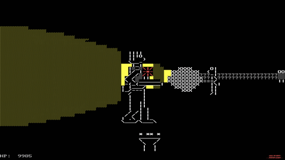 Oleg Sobolev's ASCII Doom Screenshot