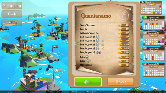 Piratepoly Gold: Caribbean Treasure Screenshot