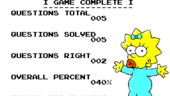 The Simpsons Trivia Screenshot