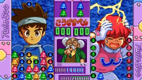 TwinBee Taisen Puzzle-Dama Screenshot