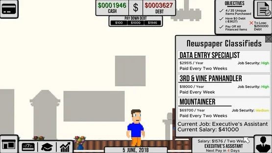 Life & Debt: A Real Life Simulator screenshot 1