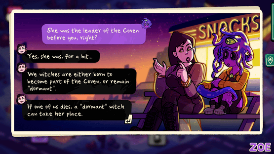 Monster Prom 3: Monster Roadtrip - Playable Character Zoe Screenshot