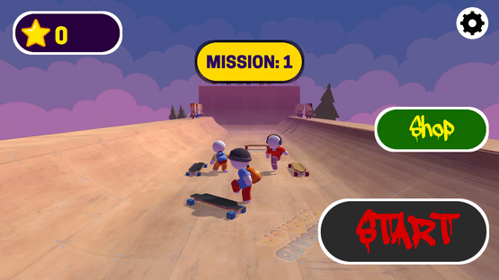 Two Skateboards Driving Simulator Screenshot