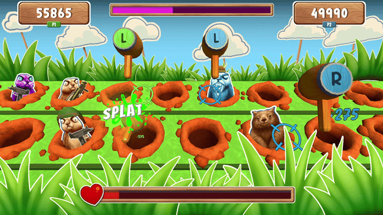 Arcade Machine: Gopher's Revenge Screenshot