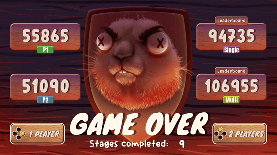 Arcade Machine: Gopher's Revenge Screenshot