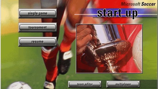 Microsoft Soccer Screenshot