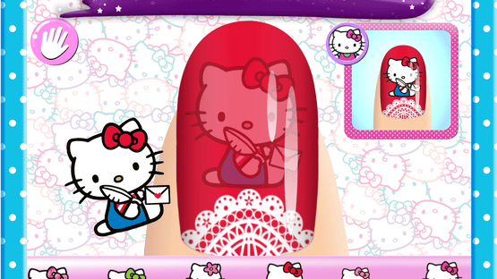 Hello Kitty Nail Salon Screenshot