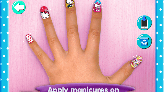 Hello Kitty Nail Salon Screenshot