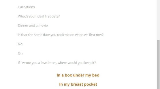 Answer These 10 Questions And I'll Tell You What Kind of Lover You Are screenshot 3