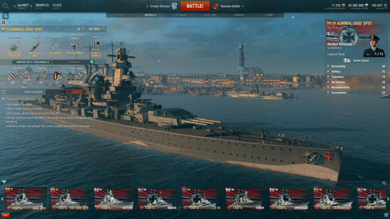 World of Warships: Admiral Graf Spee Pack Screenshot