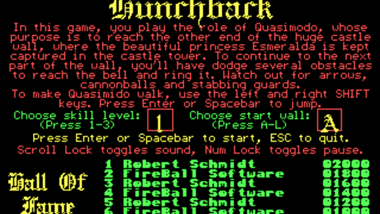 Hunchback Screenshot