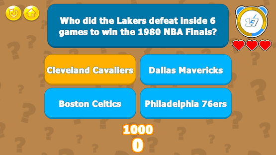 The Sports Trivia Challenge Screenshot