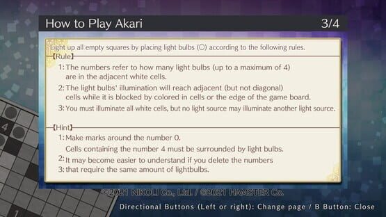 Puzzle by Nikoli W Akari screenshot 5