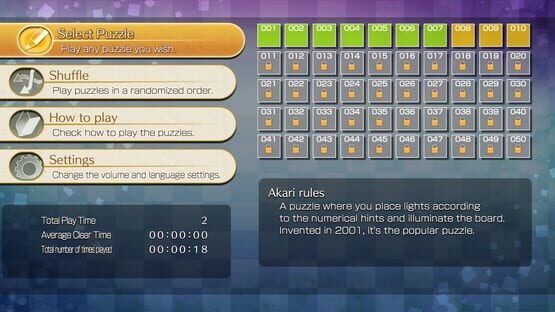 Puzzle by Nikoli W Akari screenshot 3
