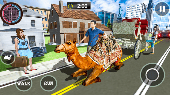 Passenger Camel Taxi Driving Screenshot