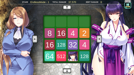 Pretty Girls 2048 Strike Screenshot