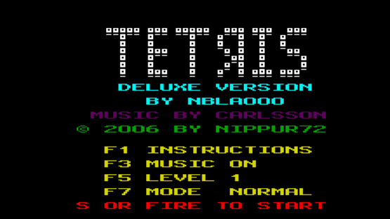 Tetris Deluxe Screenshot