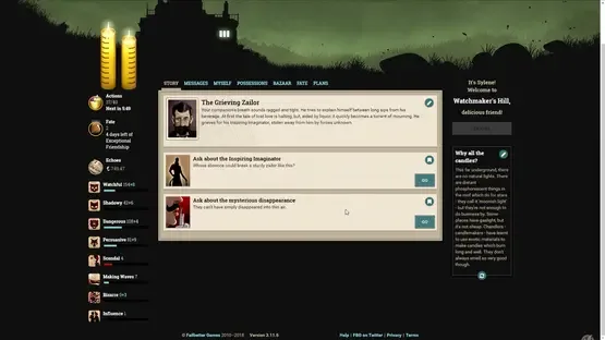 Fallen London screenshot 1