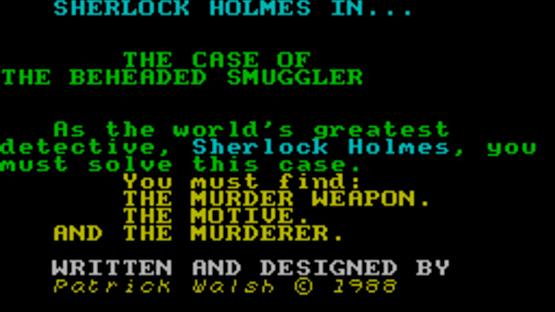 Sherlock Holmes: The Case of the Beheaded Smuggler Screenshot