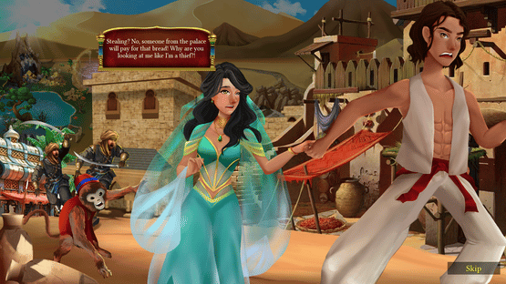 Amanda's Magic Book 6: Aladdin's Magic Lamp Screenshot