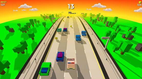 Supreme Car Race on Highway Simulator: Ultimate Driving Games Poly Experience screenshot 1