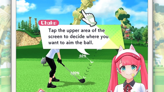 Neko Golf: Anime Golf Screenshot