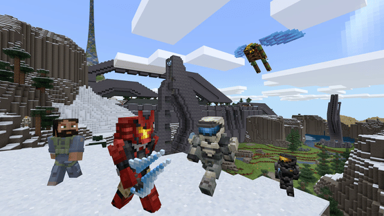 Minecraft: Master Chief Mash-up Screenshot