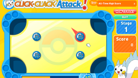 Pachirisu's Click-Clack Attack! Screenshot