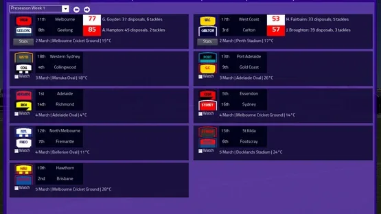 Australian Football Coach 2023 screenshot 2