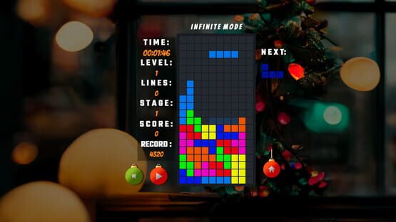 Tetris Christmas screenshot 1