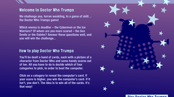 Doctor Who Trumps Screenshot