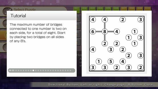 Puzzle by Nikoli W Hashiwokakero screenshot 2