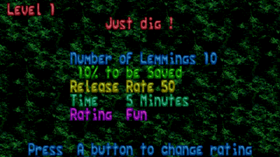 Lemmings Screenshot