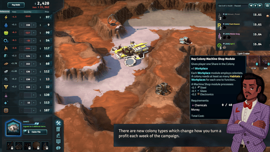 Offworld Trading Company: The Patron and the Patriot Screenshot