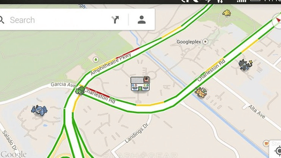 Google Maps: Pokémon Challenge Screenshot