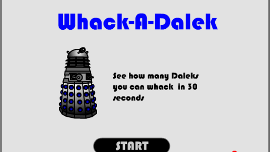 Whack-A-Dalek Screenshot