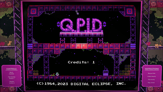 Digital Eclipse Arcade: Q.P.I.D. Screenshot