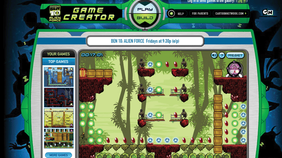 Ben 10: Alien Force Game Creator Screenshot