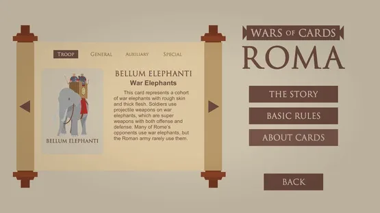 Wars of Cards: Roma screenshot 1