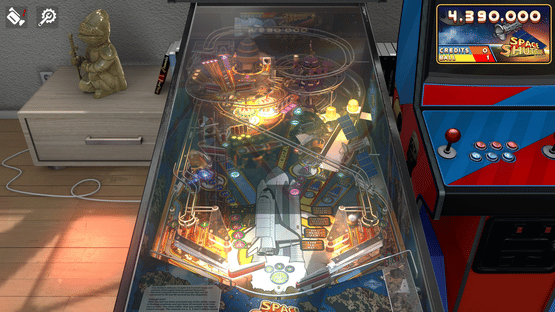 Zaccaria Pinball: Space Shuttle Deluxe Pinball Table Screenshot