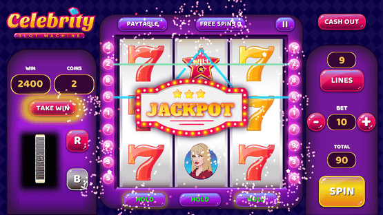 Celebrity Slot Machine Screenshot