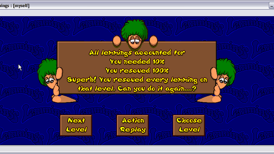 Lemmings & Oh No! More Lemmings Screenshot