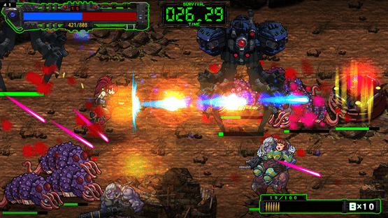 Pixel Game Maker Series: Tentacled Terrors Tyrannize Terra! Screenshot