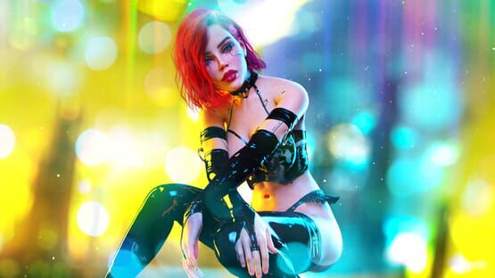 Sexy Cyberpunk Puzzle screenshot 2